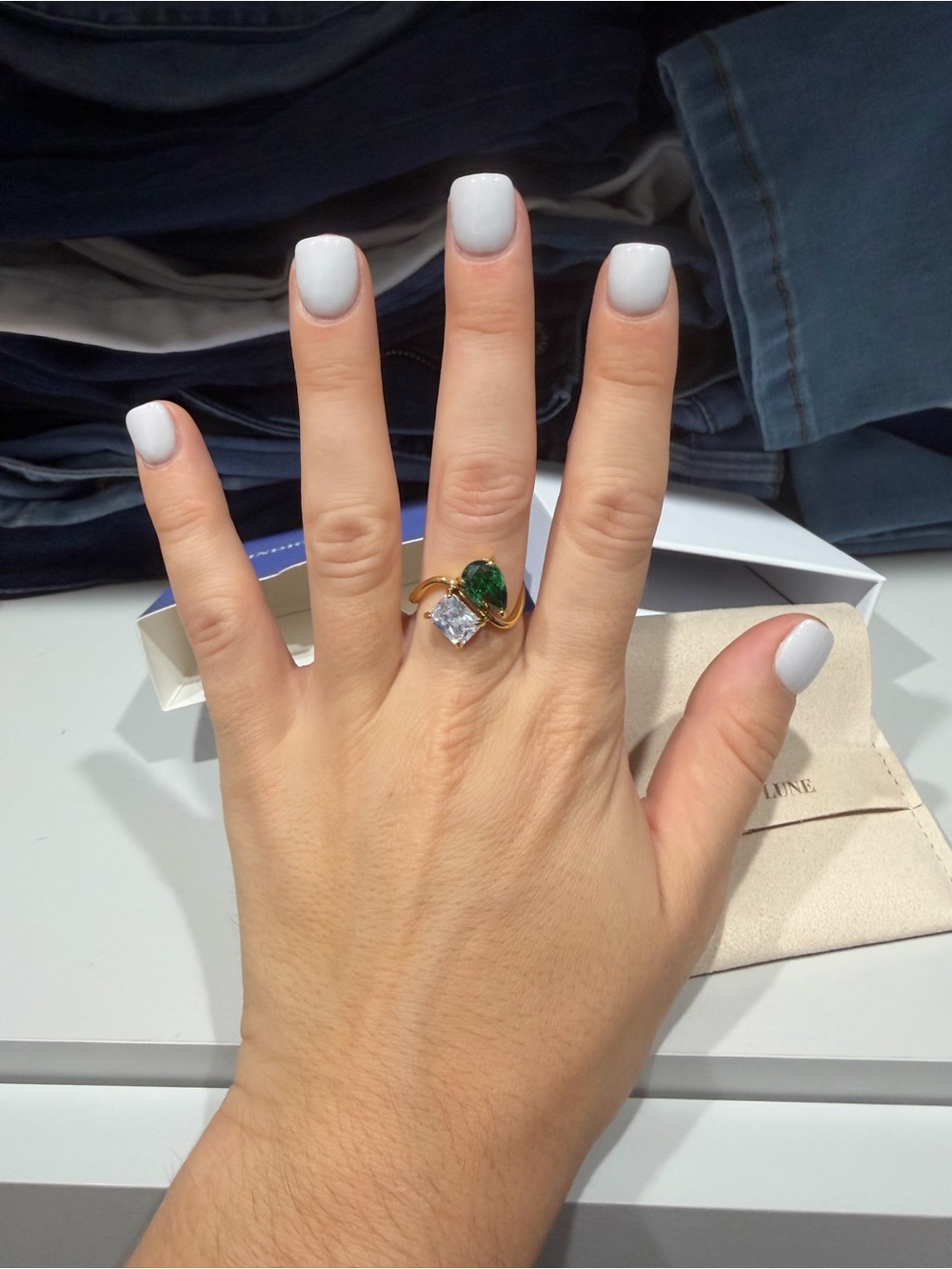 Gold Gemstone Ring